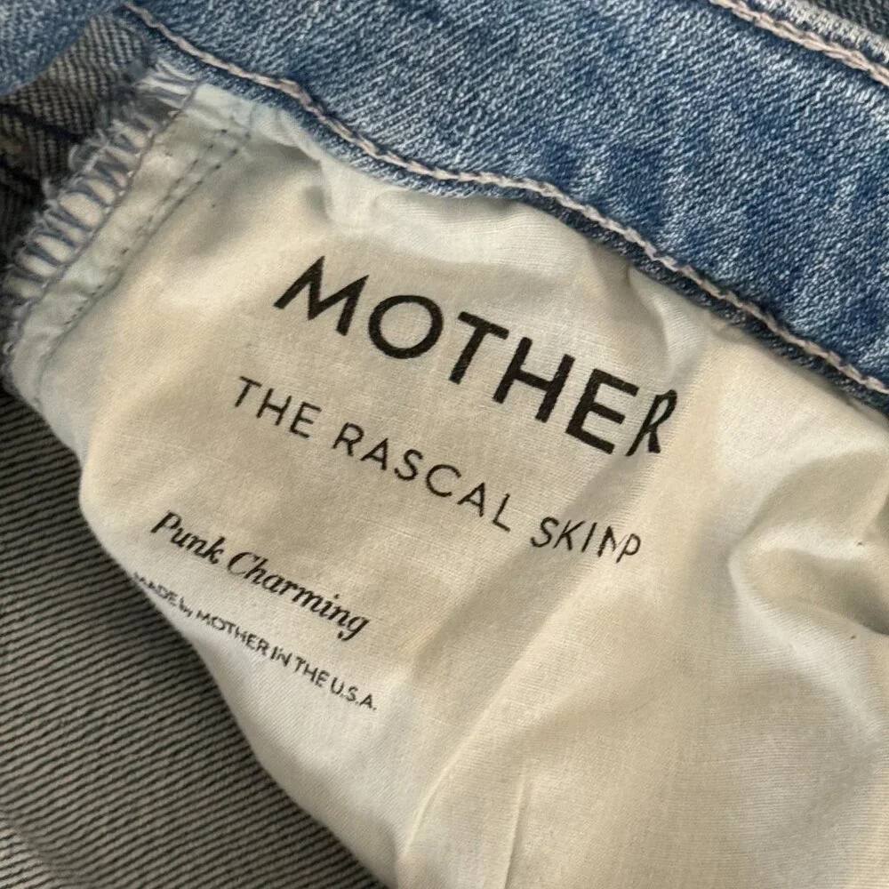 MOTHER The Rascal Skimp Jeans in Punk Charming Size 29 - Picture 8 of 8